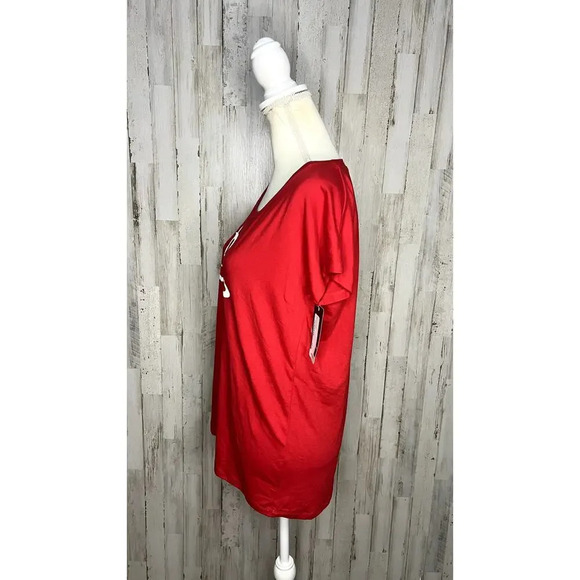 NWT Houston Rockets Women's Red‎ Primary Logo T-Shirt Size Medium - Picture 4 of 4